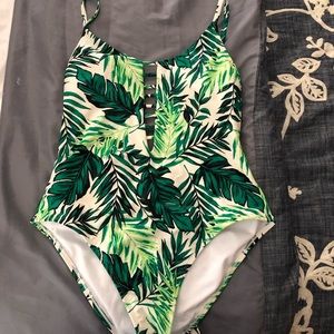 One piece bathing suit